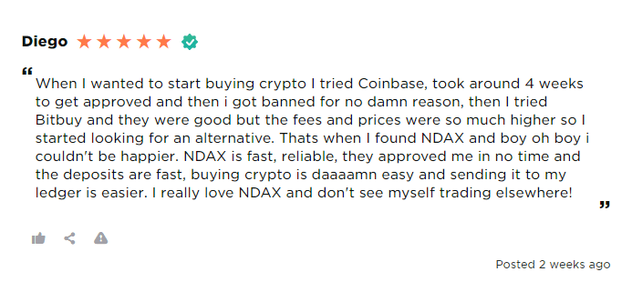 coinbase exchange review